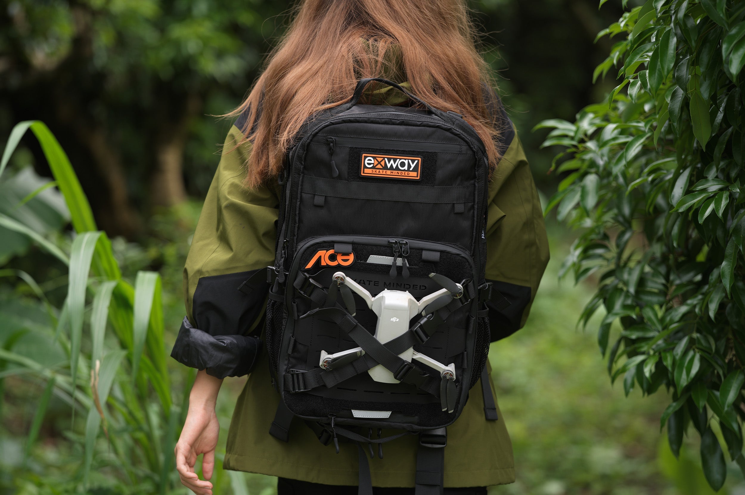 EXWAY ACE X - Pack Detachable 2nd Gen Pro Skate Backpack - Exway Electric Skateboard