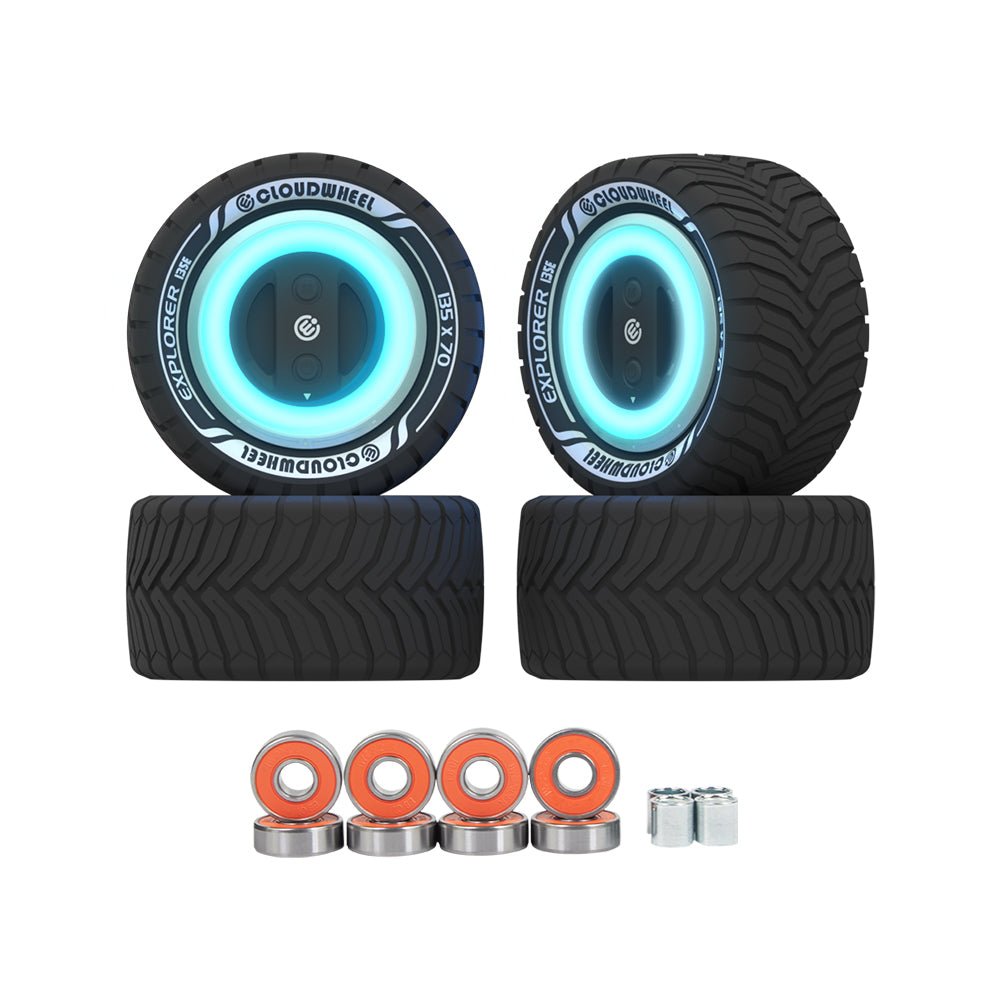 EXWAY * CLOUDWHEEL Explorer 135mm Urban All Terrain Off Road Electric Skateboard Wheels - Exway Electric Skateboard